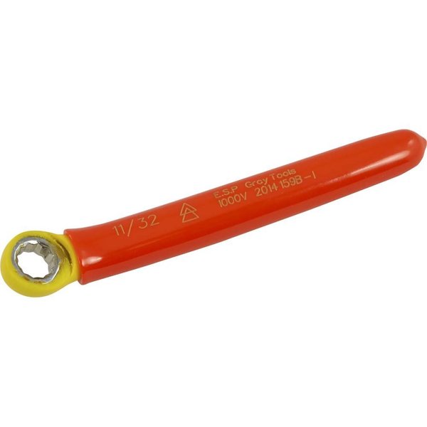 Gray Tools Combination Wrench 11/32", 1000V Insulated 159B-I